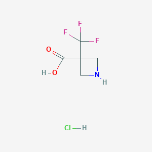 3-(Trifluoromethyl)azetidine-3-carboxylic acid hydrochloride - 