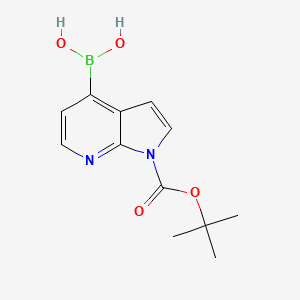 (1-(tert-Butoxycarbonyl)-1H-pyrrolo[2,3-b]pyridin-4-yl)boronic acid - 