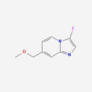 3-Iodo-7-(methoxymethyl)imidazo[1,2-a]pyridine - 