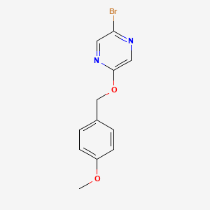 2-Bromo-5-[(4-methoxyphenyl)methoxy]pyrazine - 