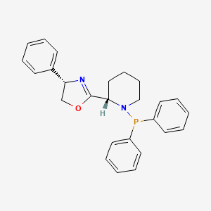 (S)-2-((S)-1-(Diphenylphosphanyl)piperidin-2-yl)-4-phenyl-4,5-dihydrooxazole - 