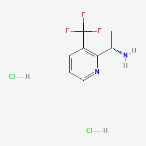 (S)-1-(3-(Trifluoromethyl)pyridin-2-yl)ethan-1-amine dihydrochloride - 