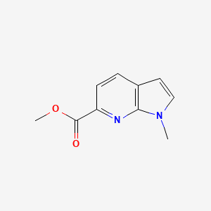 Methyl 1-methylpyrrolo[2,3-b]pyridine-6-carboxylate - 