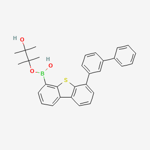 6-(1,1'-Biphenyl-3-yl)dibenzothiophene-4-boronic acid pinacol ester - 