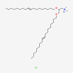 {2,3-BIS[(9Z)-OCTADEC-9-EN-1-YLOXY]PROPYL}TRIMETHYLAZANIUM CHLORIDE - 