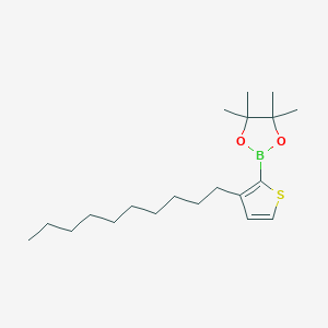 2-(3-Decylthiophen-2-yl)-4,4,5,5-tetramethyl-1,3,2-dioxaborolane - 