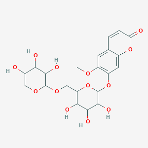 6-Methoxy-7-(6-O-beta-D-xylopyranosyl-beta-D-glucopyranosyloxy)-2H-1-benzopyran-2-one - 