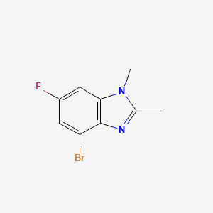 4-Bromo-6-fluoro-1,2-dimethyl-1H-benzo[d]imidazole - 