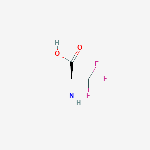 2-Azetidinecarboxylic acid, 2-(trifluoromethyl)-, (2S)- - 