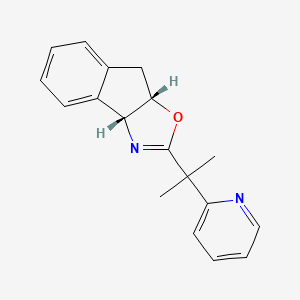 (3aR,8aS)-2-(2-(Pyridin-2-yl)propan-2-yl)-8,8a-dihydro-3aH-indeno[1,2-d]oxazole - 