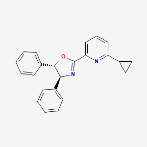 (4S,5S)-2-(6-Cyclopropylpyridin-2-yl)-4,5-diphenyl-4,5-dihydrooxazole - 