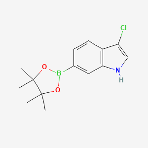 (3-Chloro-1H-indol-6-yl)boronic acid pinacol ester - 