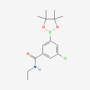3-Chloro-N-ethyl-5-(4,4,5,5-tetramethyl-1,3,2-dioxaborolan-2-yl)benzamide - 