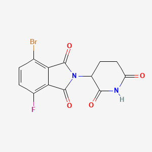 4-Bromo-2-(2,6-dioxopiperidin-3-yl)-7-fluoroisoindoline-1,3-dione - 