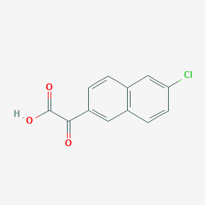 2-(6-Chloronaphthalen-2-yl)-2-oxoacetic acid - 