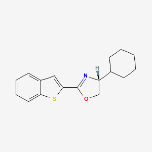 (R)-2-(Benzo[b]thiophen-2-yl)-4-cyclohexyl-4,5-dihydrooxazole - 
