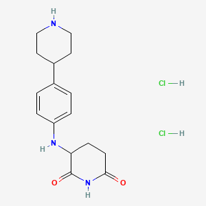 3-((4-(Piperidin-4-yl)phenyl)amino)piperidine-2,6-dione dihydrochloride - 