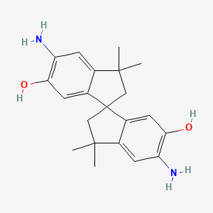 5,5'-Diamino-3,3,3',3'-tetramethyl-2,2',3,3'-tetrahydro-1,1'-spirobi[indene]-6,6'-diol - 