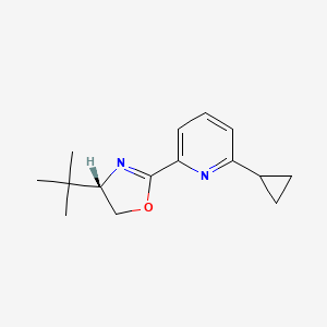 (S)-4-(tert-Butyl)-2-(6-cyclopropylpyridin-2-yl)-4,5-dihydrooxazole - 