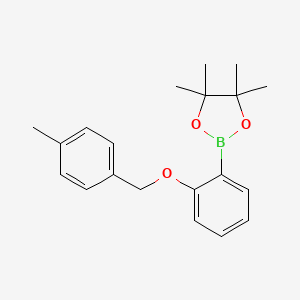 4,4,5,5-Tetramethyl-2-(2-((4-methylbenzyl)oxy)phenyl)-1,3,2-dioxaborolane - 