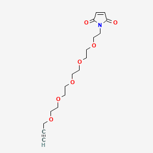 1-(3,6,9,12,15-Pentaoxaoctadec-17-yn-1-yl)-1H-pyrrole-2,5-dione - 
