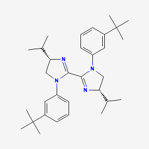 (4S,4'S)-1,1'-Bis(3-(tert-butyl)phenyl)-4,4'-diisopropyl-4,4',5,5'-tetrahydro-1H,1'H-2,2'-biimidazole - 