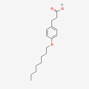 3-(4-(Octyloxy)phenyl)propanoic acid - 79785-55-0