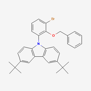 9-(2-(Benzyloxy)-3-bromophenyl)-3,6-di-tert-butyl-9H-carbazole - 