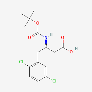 (R)-3-(Boc-amino)-4-(2,5-dichlorophenyl)butanoic acid - 
