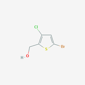 (5-Bromo-3-chlorothiophen-2-yl)methanol - 