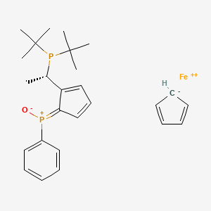 (RP)-1-[(S)-1-(Di-tert-butylphosphino)ethyl]-2-[(S)-phenylphosphinoyl]ferrocene - 