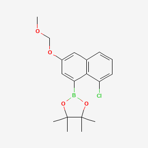 8-Chloro-3-(methoxymethoxy)naphthalene-1-boronic Acid Pinacol Ester - 