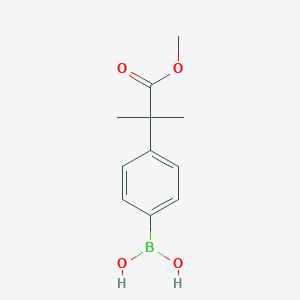 (4-(1-Methoxy-2-methyl-1-oxopropan-2-yl)phenyl)boronic acid - 