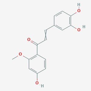3-(3,4-Dihydroxyphenyl)-1-(4-hydroxy-2-methoxyphenyl)prop-2-en-1-one - 