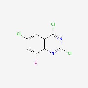 2,4,6-Trichloro-8-fluoro-quinazoline - 