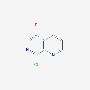 8-Chloro-5-fluoro-1,7-naphthyridine - 