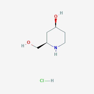 (2R,4S)-2-(hydroxymethyl)piperidin-4-ol hydrochloride - 