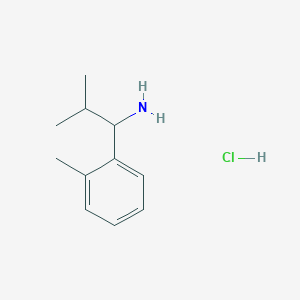 (R)-2-Methyl-1-(o-tolyl)propan-1-amine hydrochloride - 