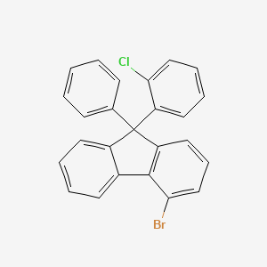 4-Bromo-9-(2-chlorophenyl)-9-phenyl-9H-fluorene - 