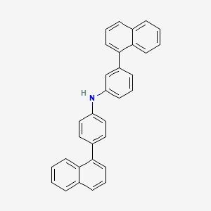 3-(Naphthalen-1-yl)-N-(4-(naphthalen-1-yl)phenyl)aniline - 