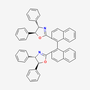 (R)-2,2'-Bis((4S,5S)-4,5-diphenyl-4,5-dihydrooxazol-2-yl)-1,1'-binaphthalene - 