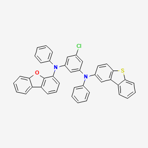 5-Chloro-N1-(dibenzo[B,D]furan-4-YL)-N3-(dibenzo[B,D]thiophen-2-YL)-N1,N3-diphenylbenzene-1,3-diamine - 