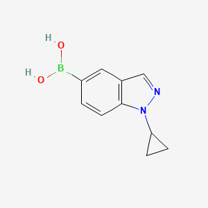(1-Cyclopropyl-1H-indazol-5-yl)boronic acid - 