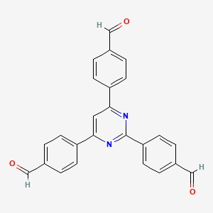 4,4',4''-(Pyrimidine-2,4,6-triyl)tribenzaldehyde - 