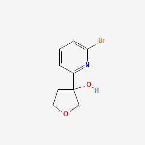 3-(6-Bromo-2-pyridyl)tetrahydrofuran-3-ol - 