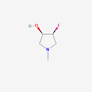 (3R,4S)-4-Fluoro-1-methyl-pyrrolidin-3-OL - 