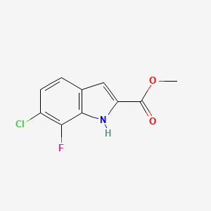 methyl 6-chloro-7-fluoro-1H-indole-2-carboxylate - 