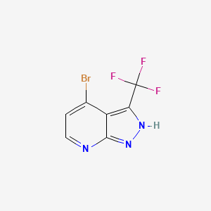 4-Bromo-3-(trifluoromethyl)-1H-pyrazolo[3,4-b]pyridine - 