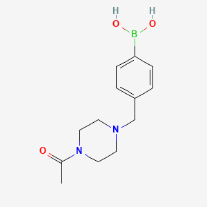 (4-((4-Acetylpiperazin-1-yl)methyl)phenyl)boronic acid - 