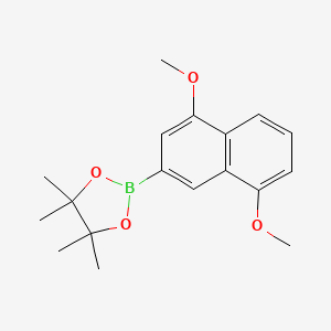 2-(4,8-Dimethoxynaphthalen-2-yl)-4,4,5,5-tetramethyl-1,3,2-dioxaborolane - 